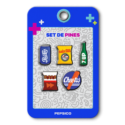 PEPSICO® Set de pines 2