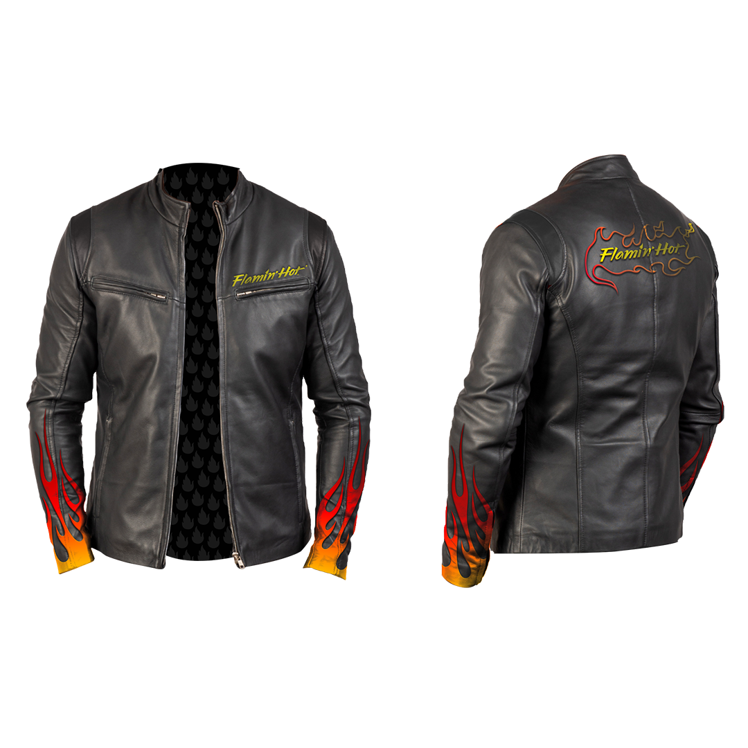 Cheetos® Flamin Hot® Vinipiel Jacket Black